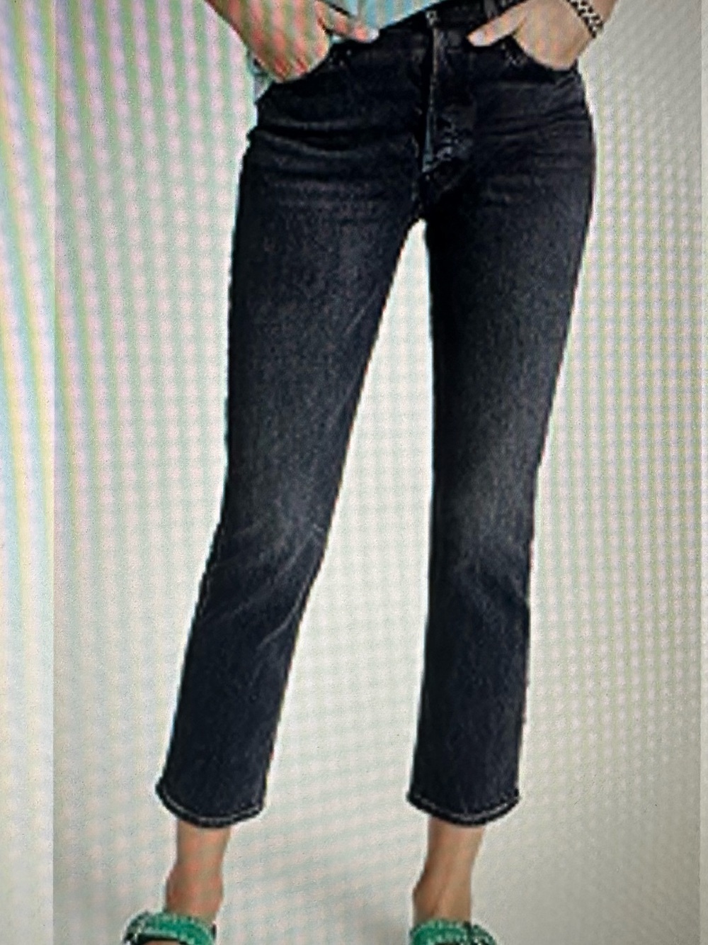 Mother Tomcat Ankle Jeans in On The Fly Size 30 NWT
